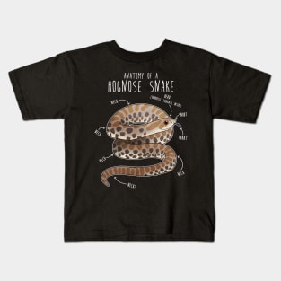 Anatomy of a Hognose Snake Kids T-Shirt